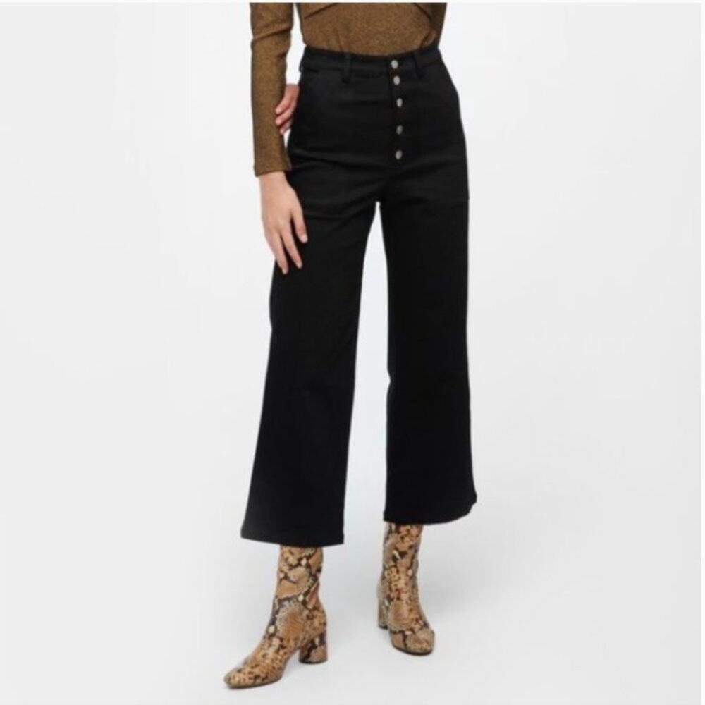 Capulet Lotti Jeans High Rise Button Front Mom Jean Large